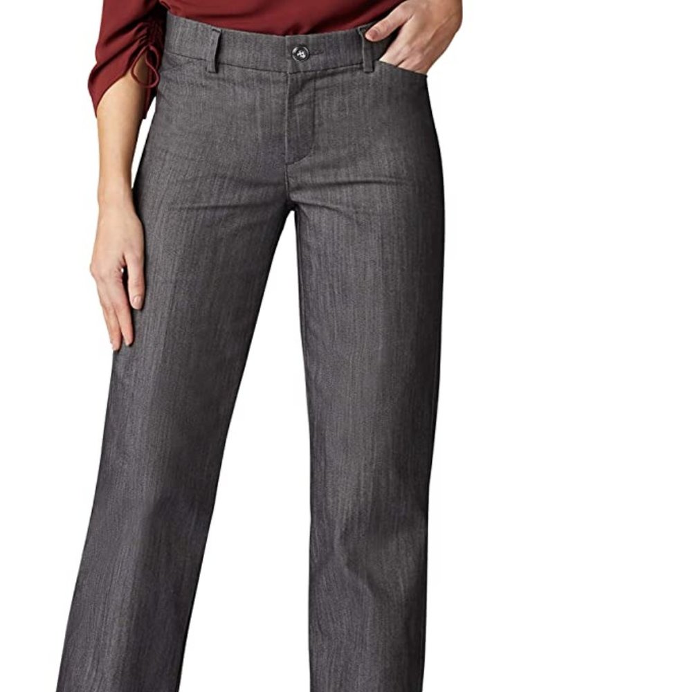 Liz Claiborne Audra Dress Pants Charcoal Heather